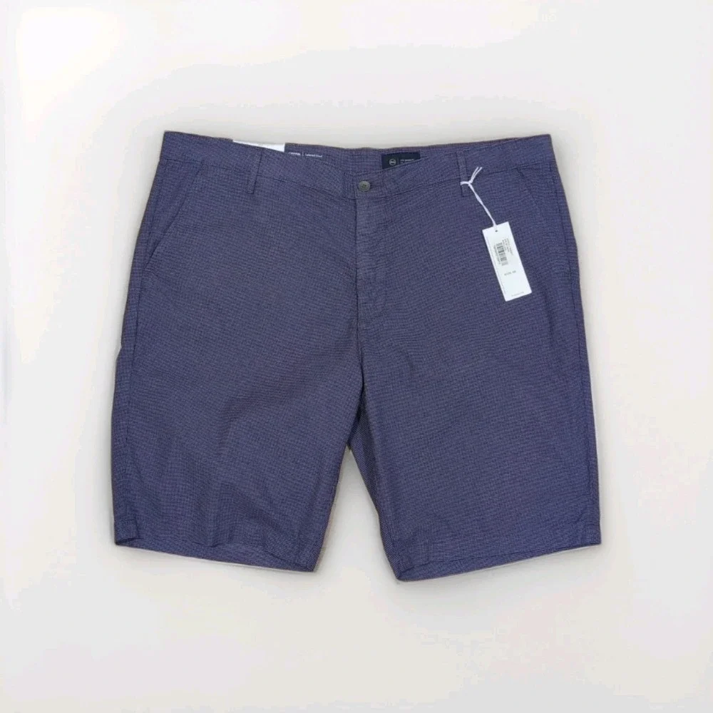 AG Adriano Goldschmied The Griffin Relaxed Fit Shorts Mens Size 42 Purple Chino